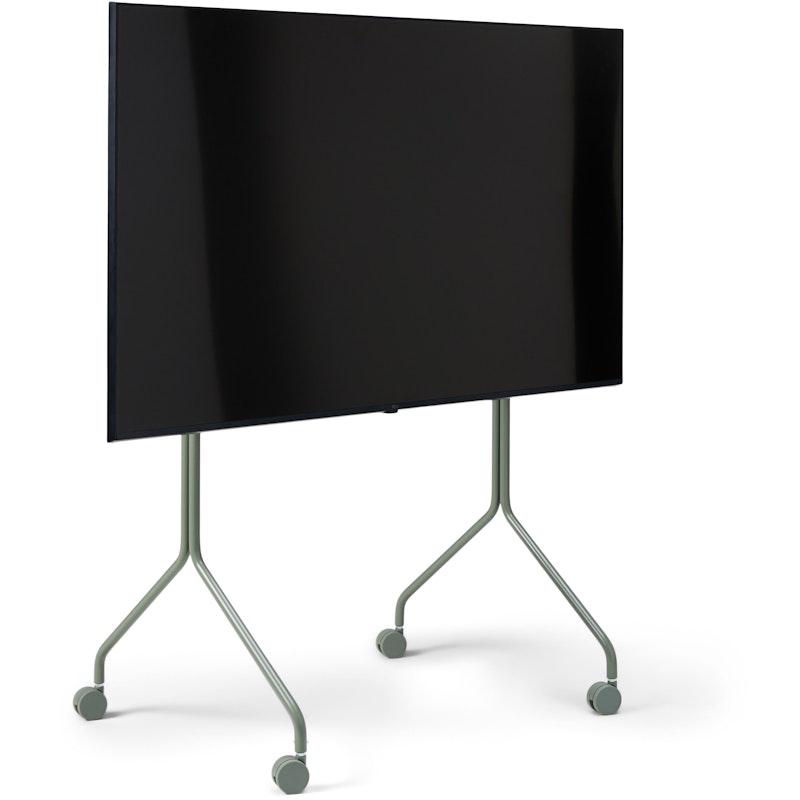 Moon Rollin' Tall Tv Stand, Mossy Green