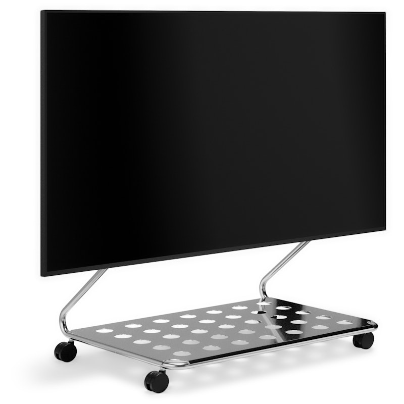 Disco Tv Stand, Chrome