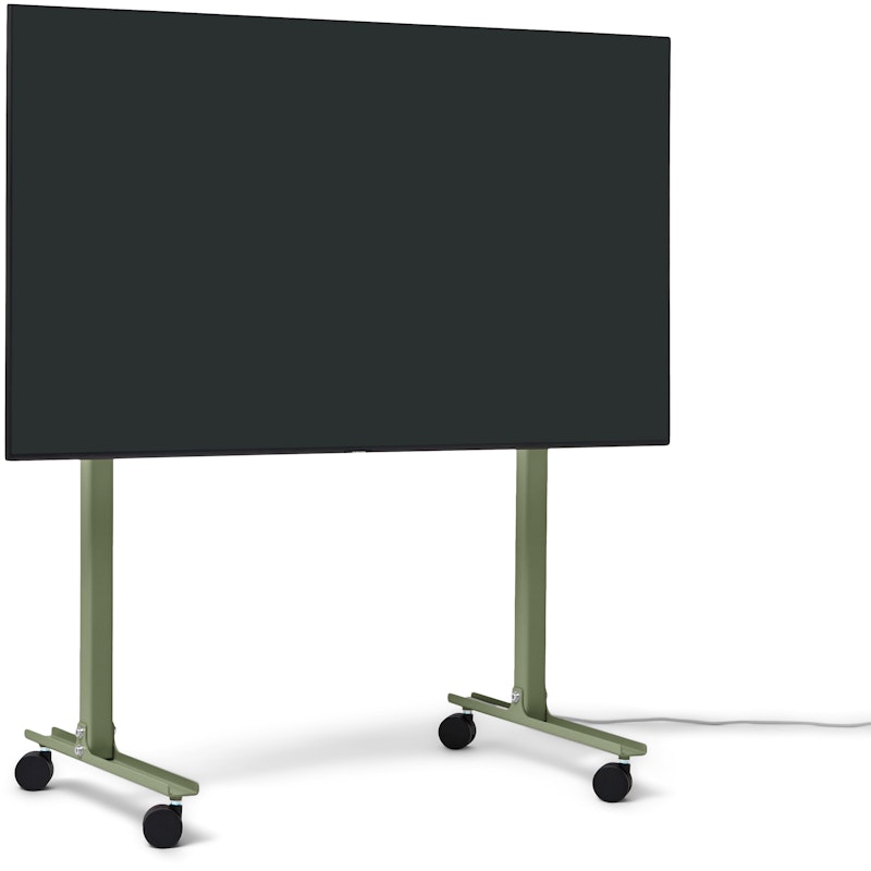 Straight Rollin' Tv Stand, Mossy Green