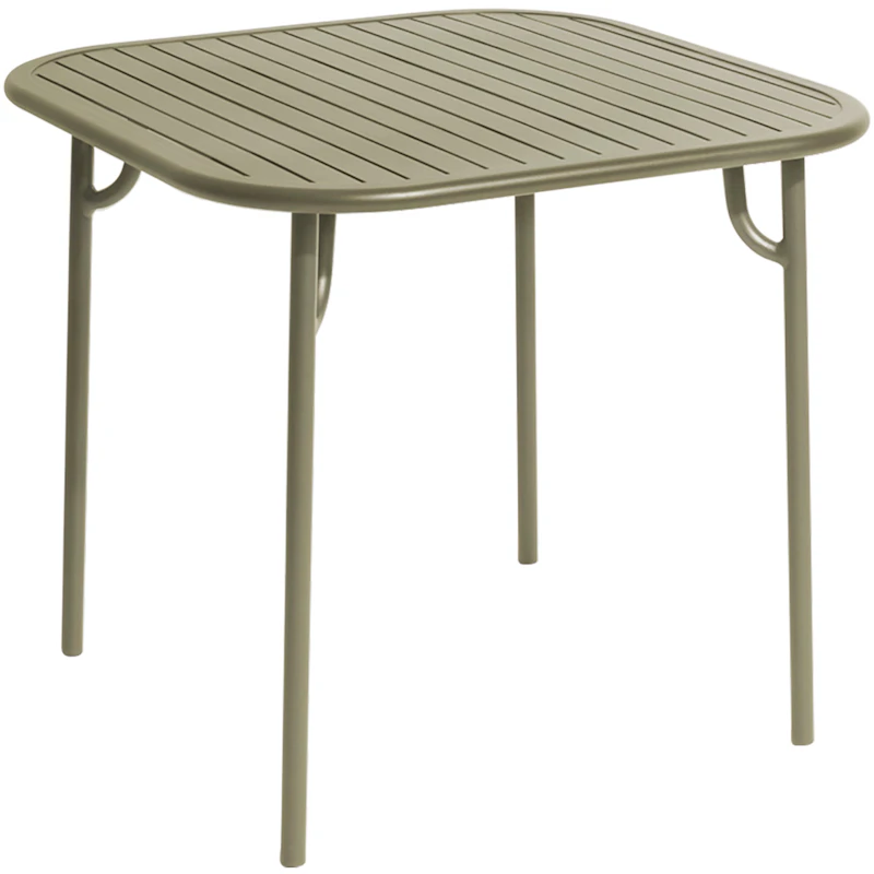 Week-End Dining Table 85x85 cm, Jade Green