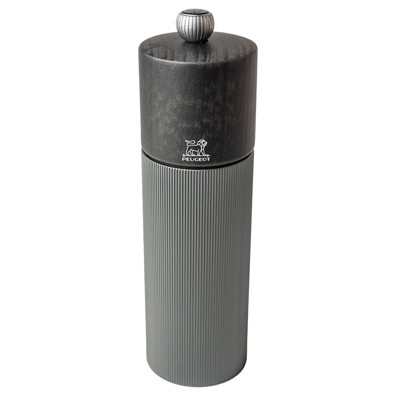 Line Pepper Mill Aluminium/Wood 18 cm Grey