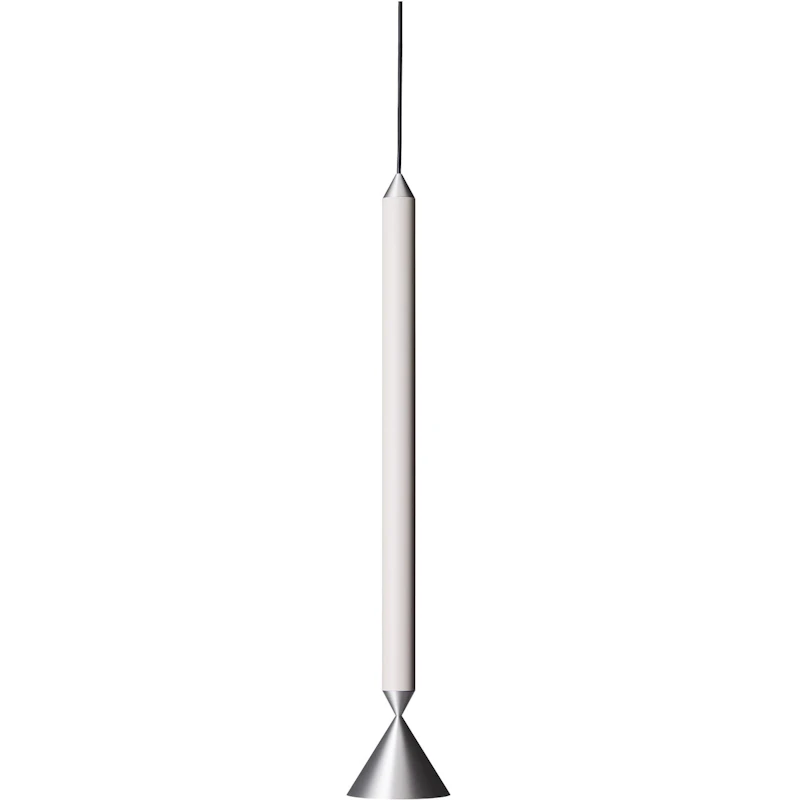 Apollo 59 Pendant, Turtledove / Polished Aluminium