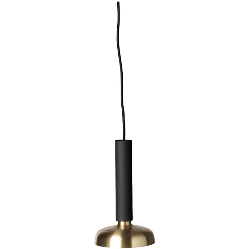 Blend 9 Pendant, Jet Black / Brass