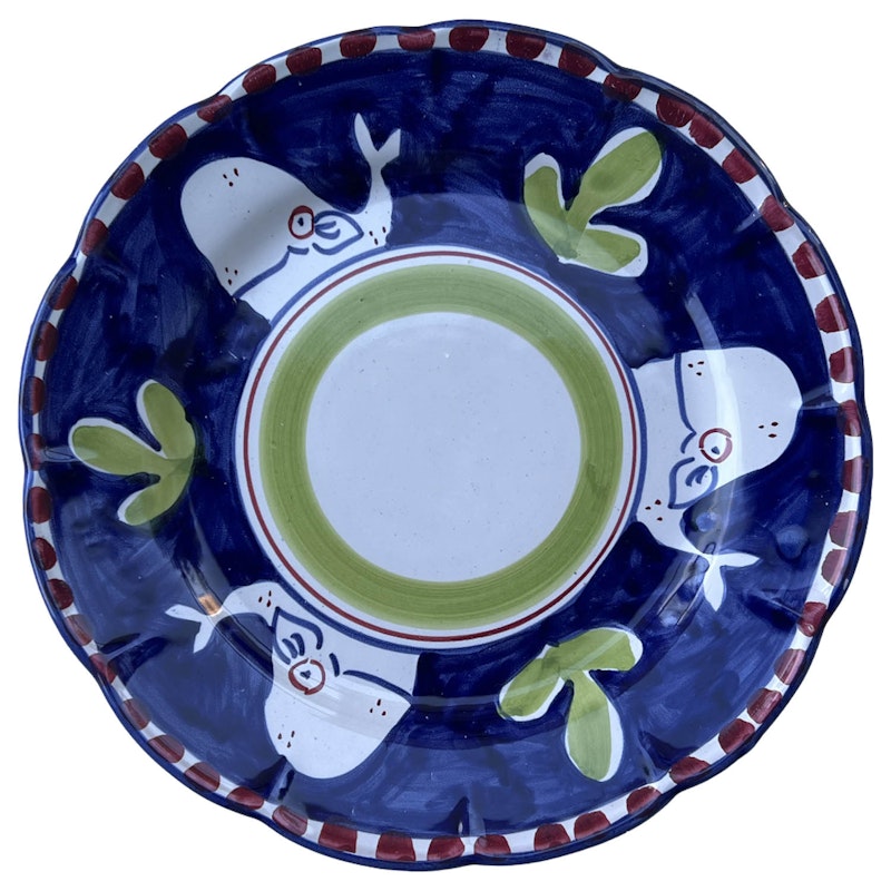 Amalfi Deep Plate 23 cm, Blue