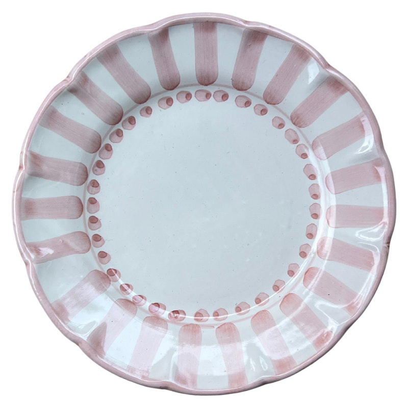 Pink side plates best sale