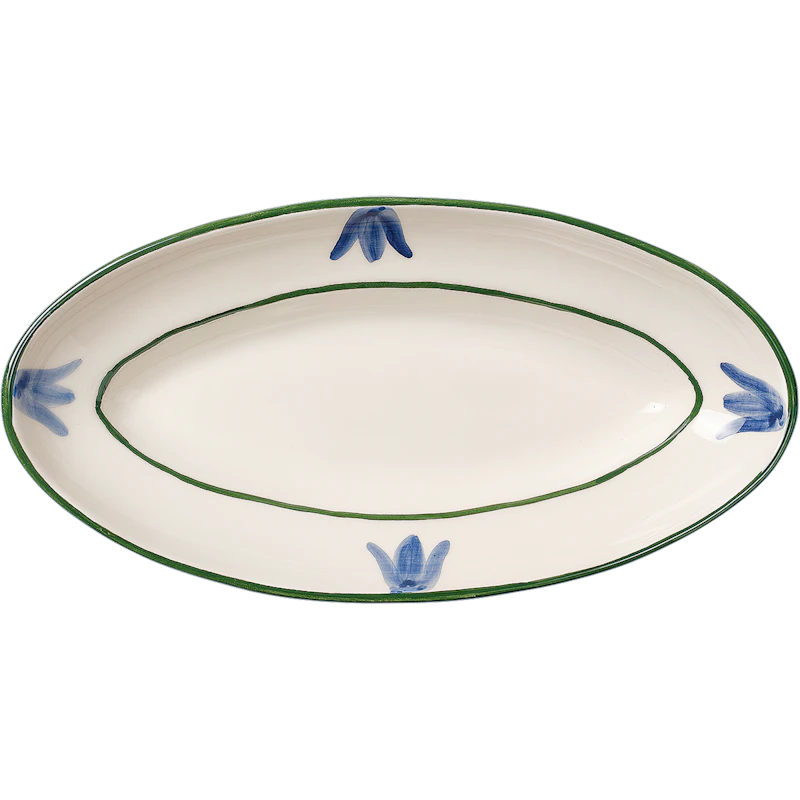 Cottage Flower Serving Plate Blue Bell 13 cm