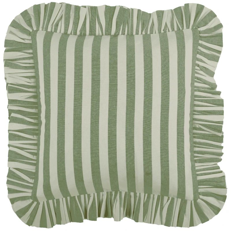 Breton Cushion Cover 40x40 cm, Green