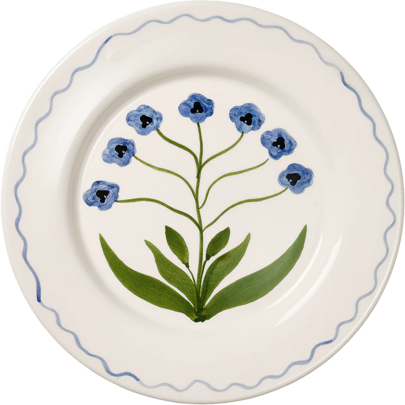 Pansy Dinner Plate Madelen Möllard x Pick a Poppy 28 cm