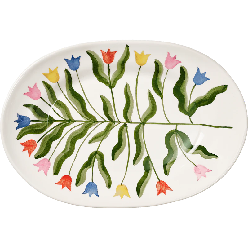 Tulip Serving Plate Madelen Möllard x Pick a Poppy 26 cm
