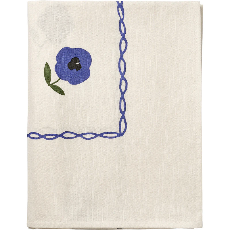 Pansy Tablecloth Madelen Möllard x Pick a Poppy, 150x350 cm