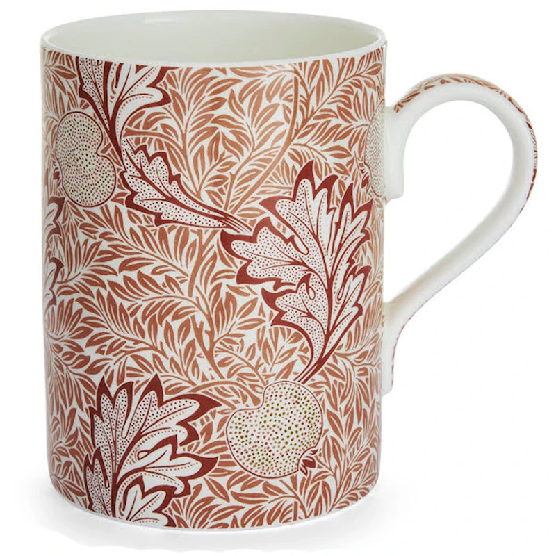 William Morris & Co Mug, Apple/Madder