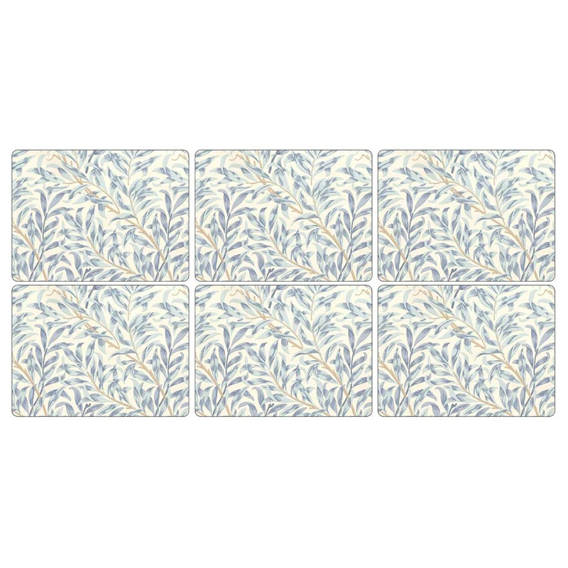 Willow Bough Blue Placemats 23x30, Set of 6