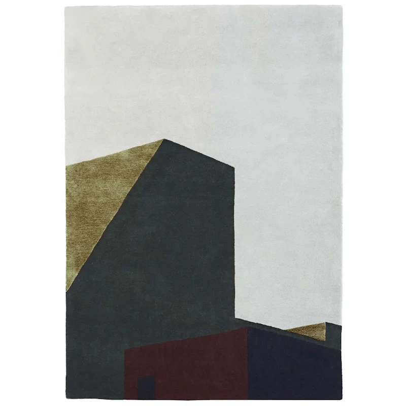 ARQUI 2 Rug 200x300 cm, Cedar Green/Purple