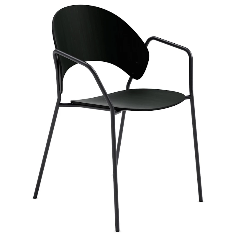 Dosina Armchair, Black Oak