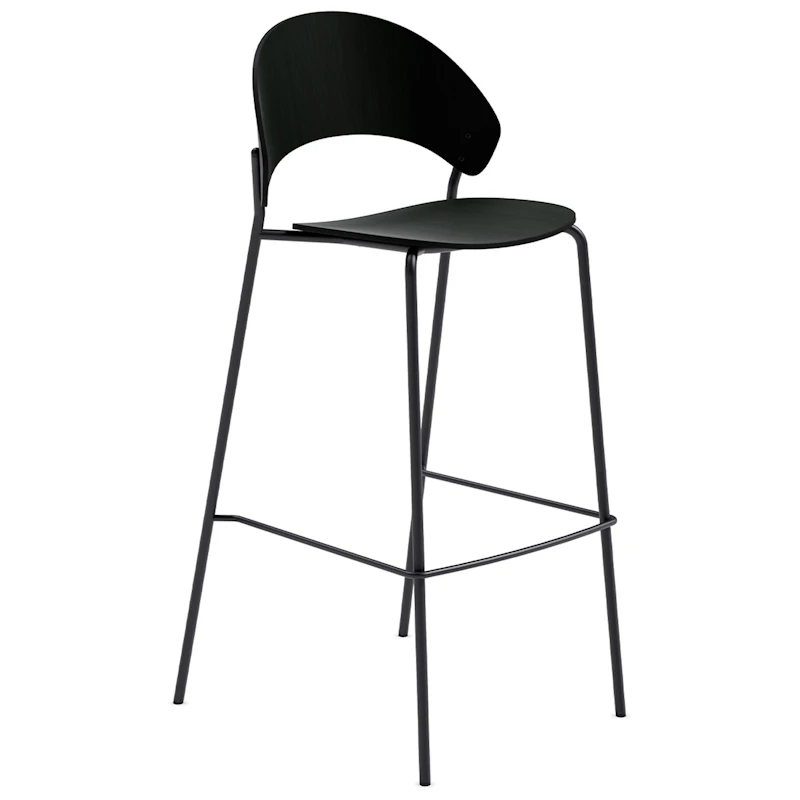 Dosina Bar Stool 75 cm, Black Oak