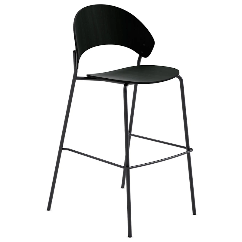Dosina Bar Stool 75 cm, Black Oak