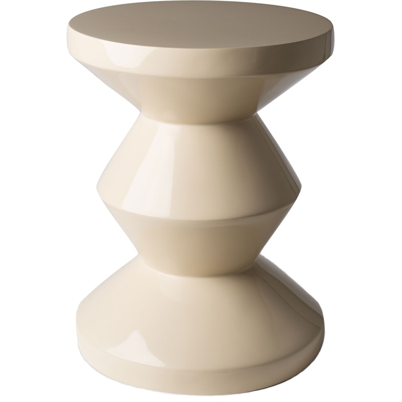 Zig Zag Stool, Beige