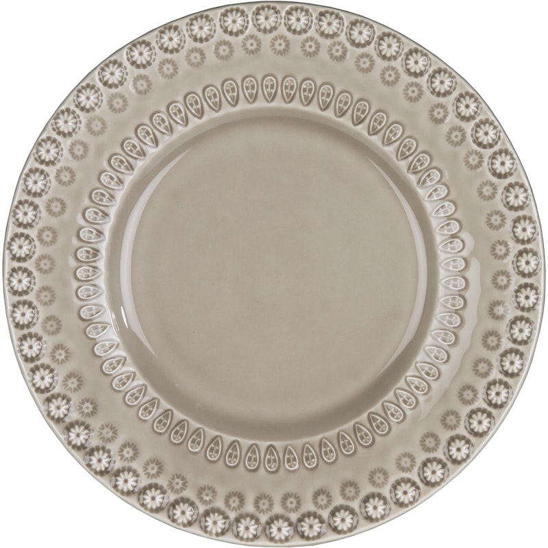 Daisy Dinner Plate 29 cm 2-pack, Greige