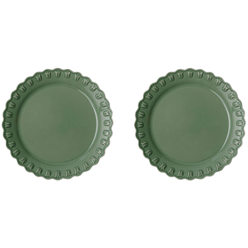 Tulipa Plate 26 cm 2-pack, Verona Green