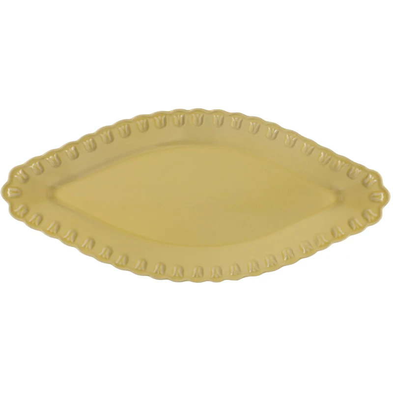 Tulipa Serving Dish 20x45 cm, Pale Moon