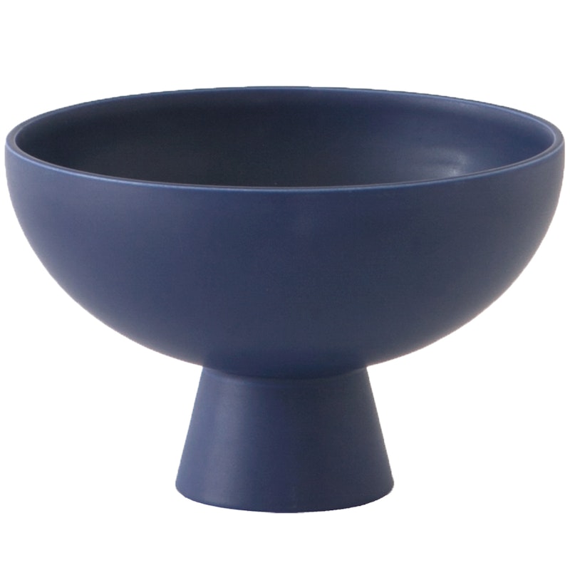 Strøm Bowl With Foot Ø22 cm, Blue