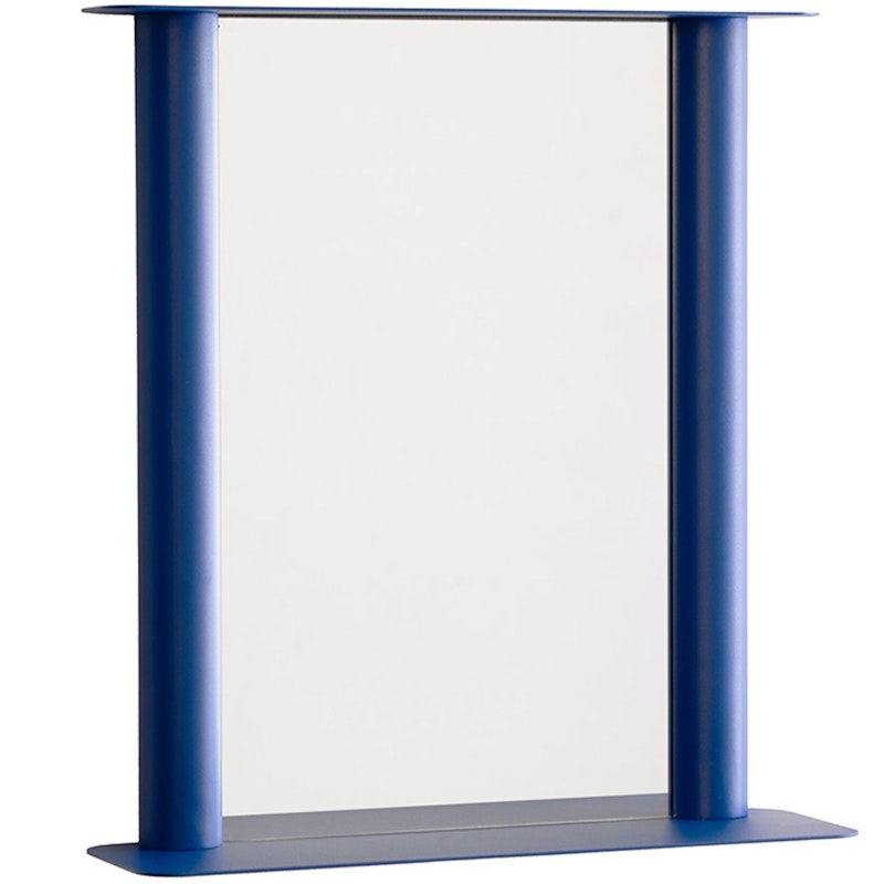 Pipeline Wall Mirror 56x60.6 cm, Blue