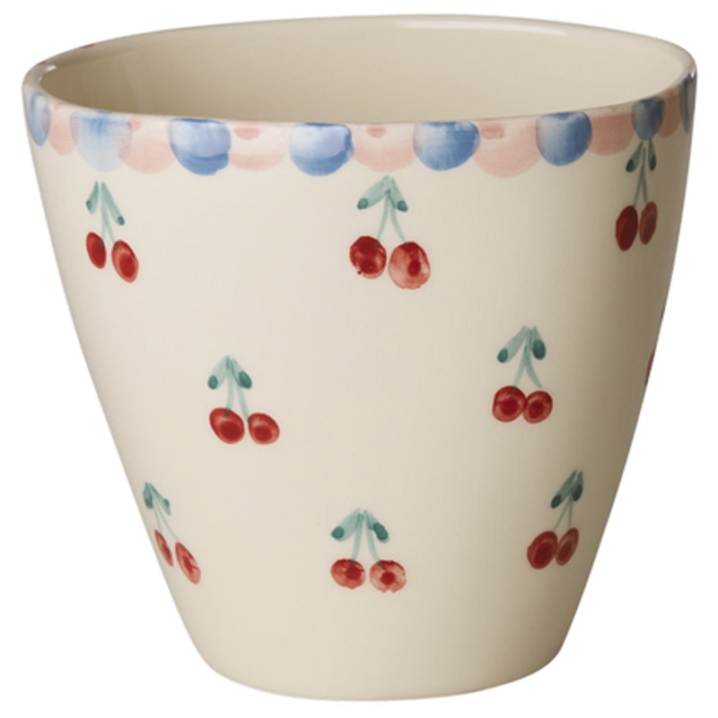 Ceramic Cup Oval 30 cl, Cherries