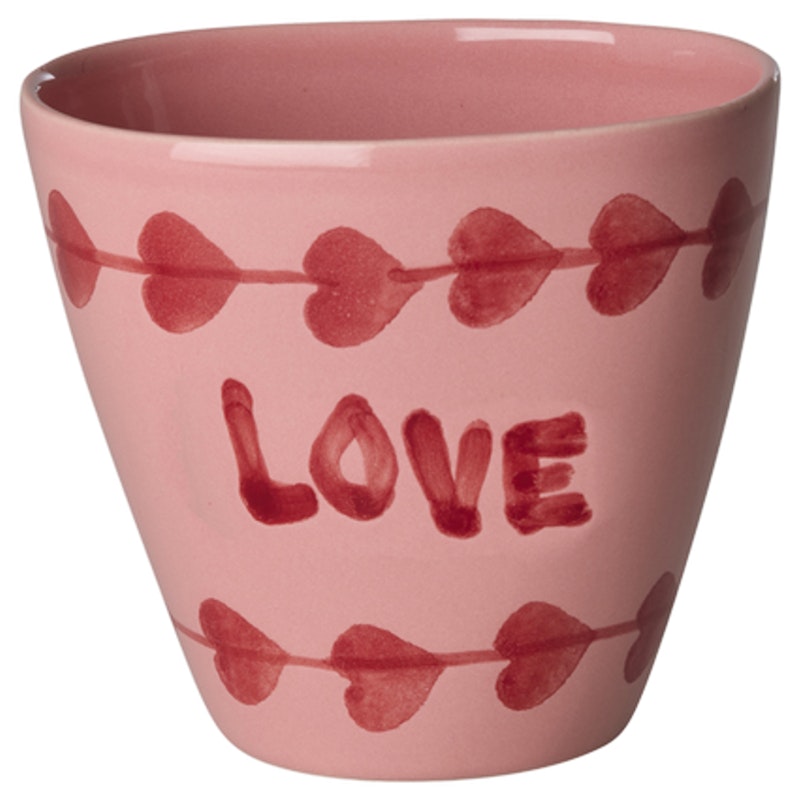 Ceramic Cup Oval 30 cl, Love