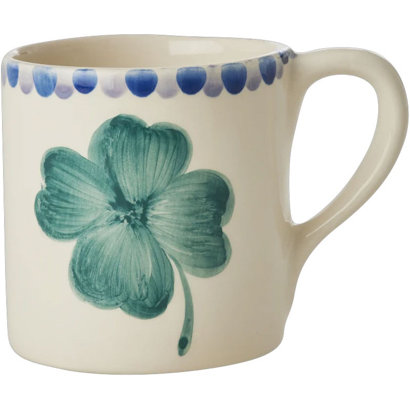 Ceramic Mug 42 cl, Good Luck Clover