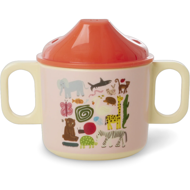 Baby Cup Melamine 25 cl, Pink Wildlife