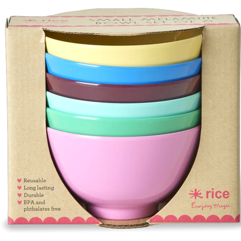 Melamine Bowl 30 cl 6-pack, Show Your True Colors