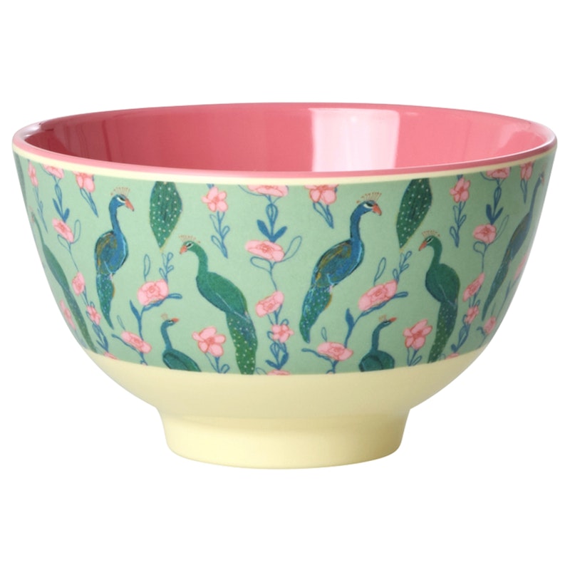 Melamine Bowl 30 cl, Peacock Power