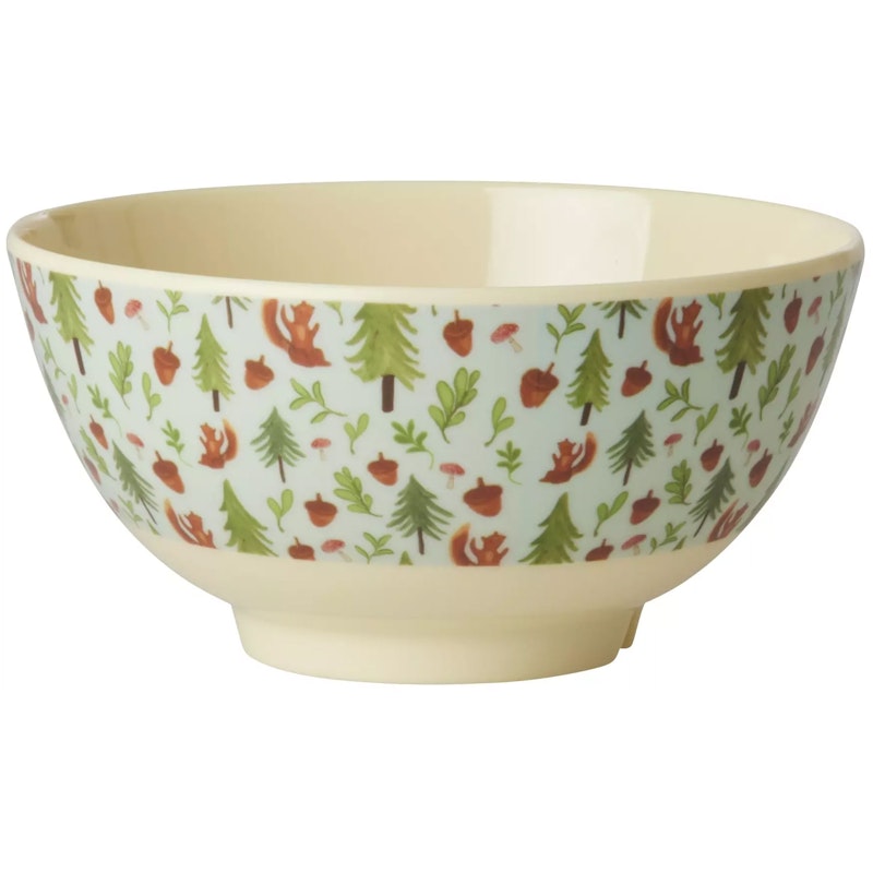 Melamine Bowl 70 cl, Blue Happy Forest