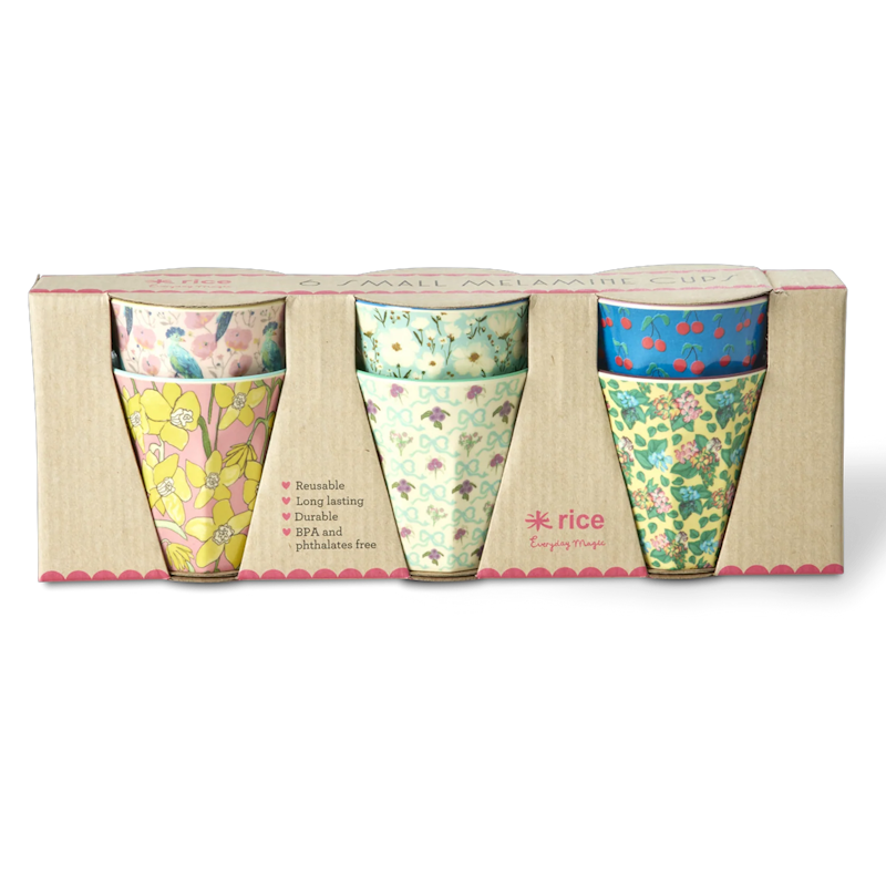 Melamine Cups 6-pack, Show Your True Colors