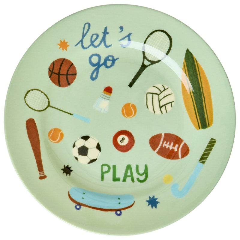 Melamine Plate 20 cm, Sports