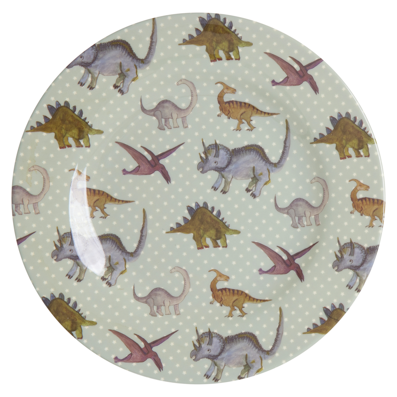 Melamine Plate, New Dino