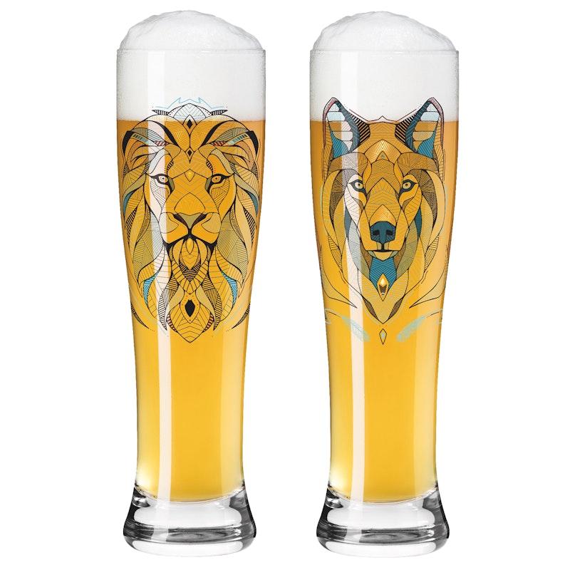 Brauchzeit Beer Glasses 2-pack, #27 & 28