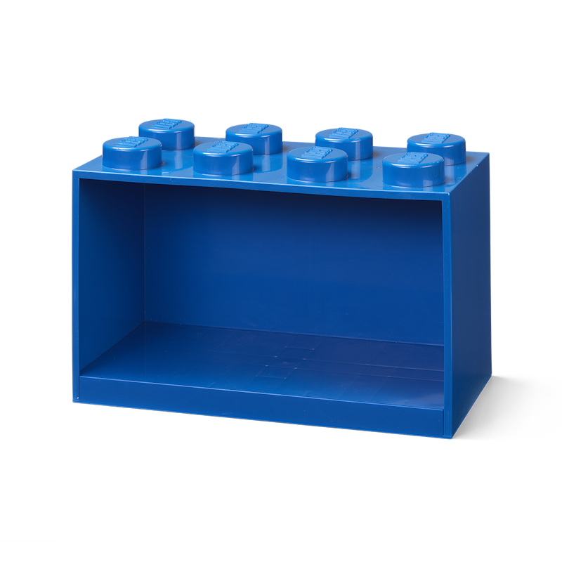 LEGO® Brick Shelf 8 Knobs, Blue