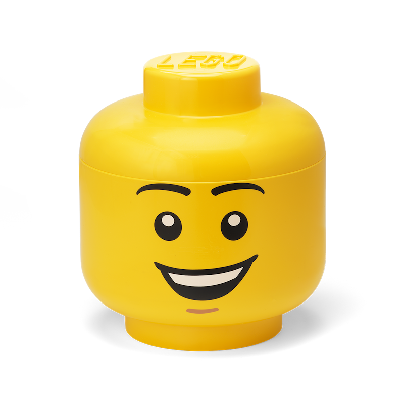 LEGO® Storage Box Head Large, Happy Boy