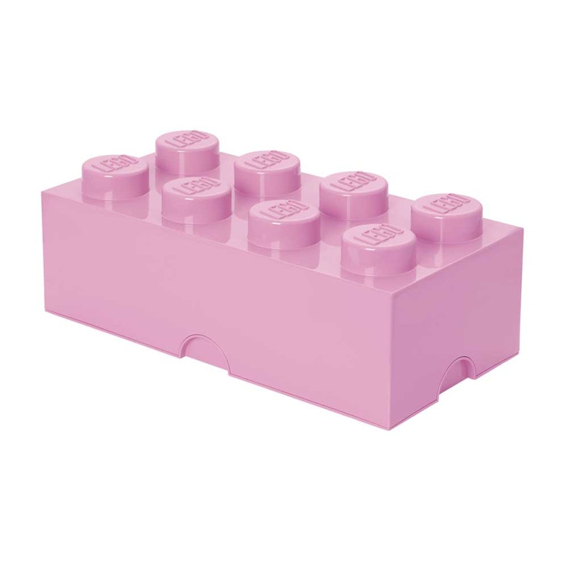 LEGO® Storage Box 8 Knobs, Light Purple