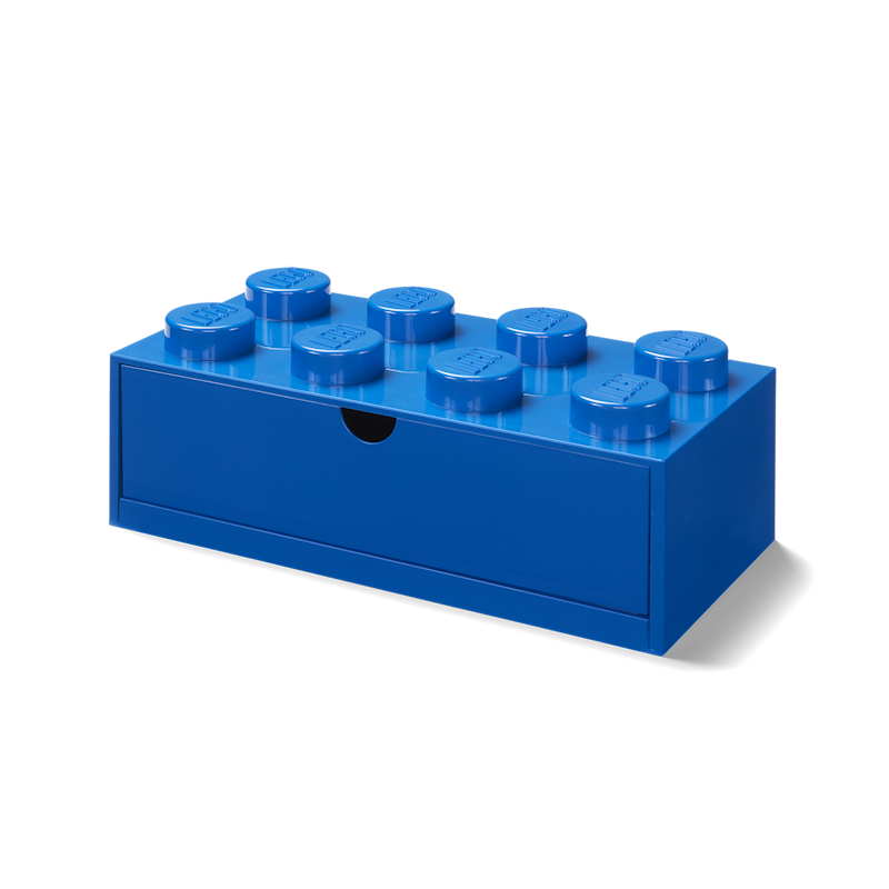 LEGO® Storage With Drawer 8 Knobs, Blue