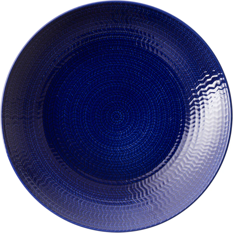 Blå Eld Plate 19 cm, Blue