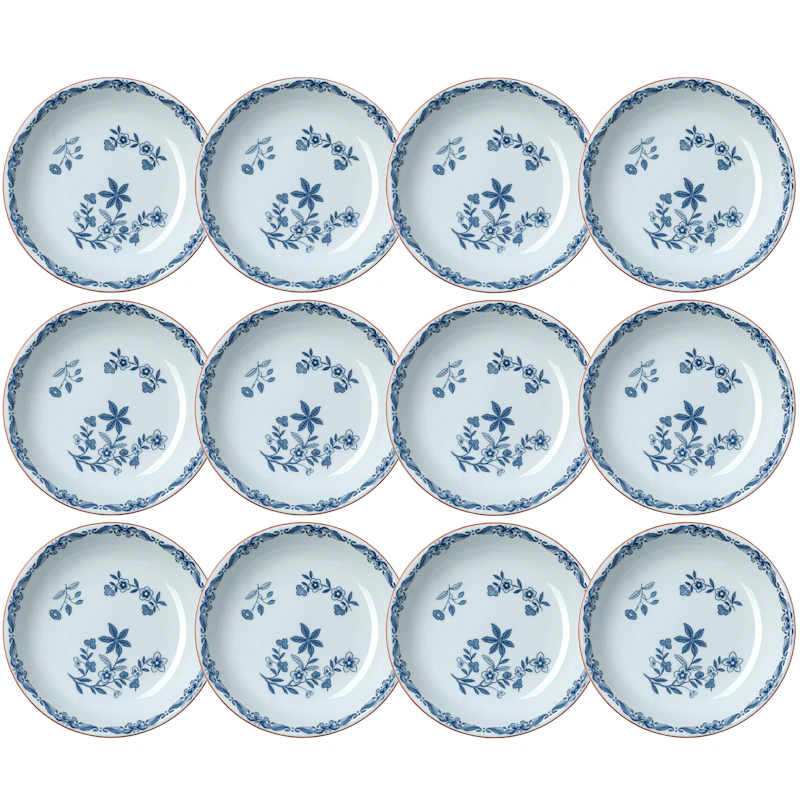 Ostindia Deep Plate 22 cm, 12-pack