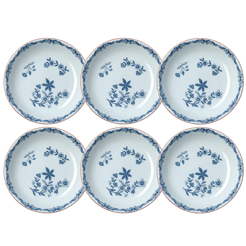 Ostindia Deep Plate 22 cm, 6-pack