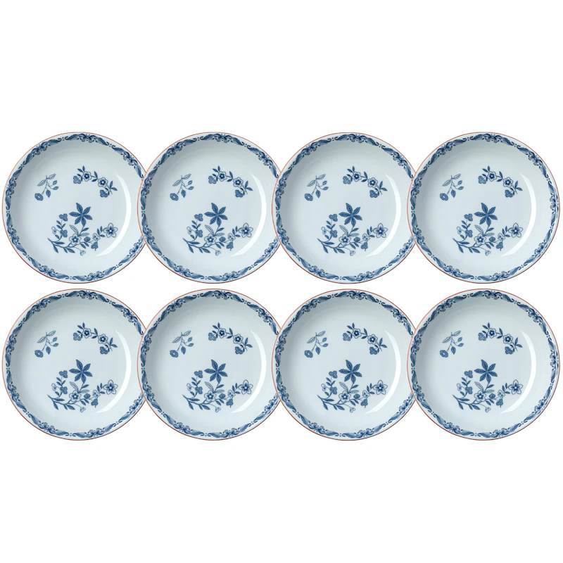 Ostindia Deep Plate 22 cm, 8-pack