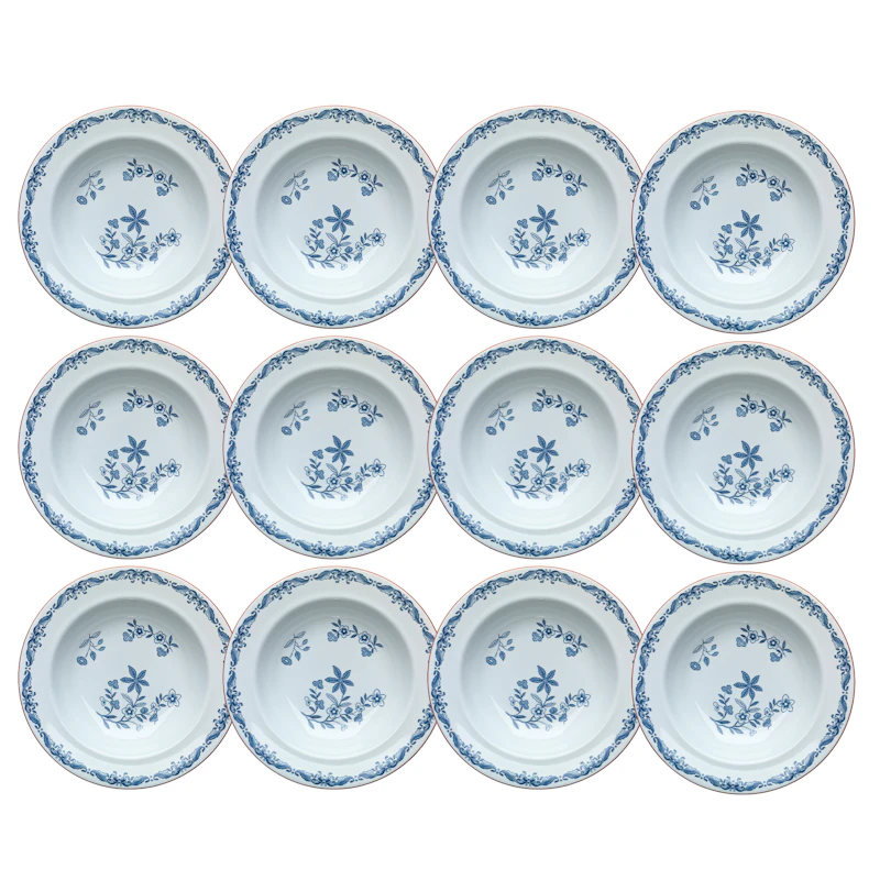 Ostindia Deep Plate 24 cm, 12-pack