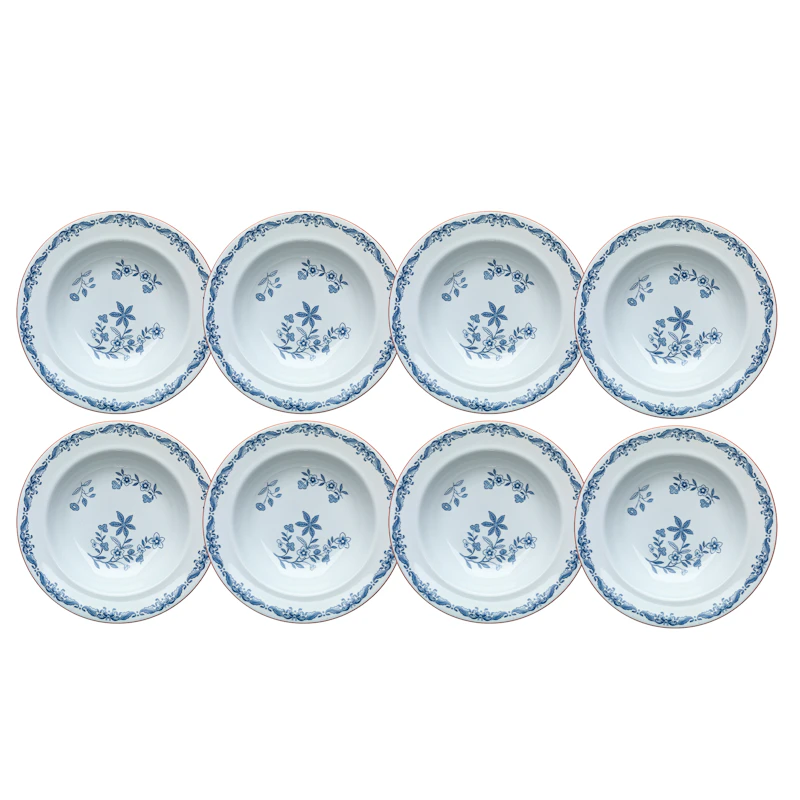 Ostindia Deep Plate 24 cm, 8-pack
