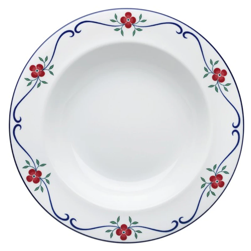 Sundborn Deep Plate, White