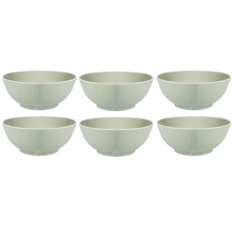 Swedish Grace Bowl 30 cl 6-pack, Meadow (Light Green)