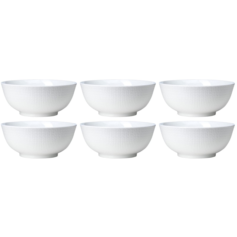 Swedish Grace Bowl 60 cl 6-pack, Snow (White)